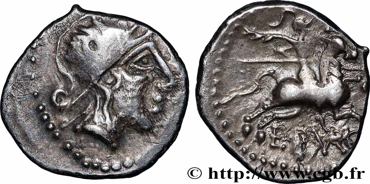 VALLÉE DU RHÔNE Denier au cavalier de la Vallée du Rhône, EBVRO TTB+