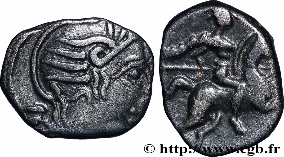 GALLIA - VALLE DELLO RHONE Denier au cavalier, indéterminé q.SPL