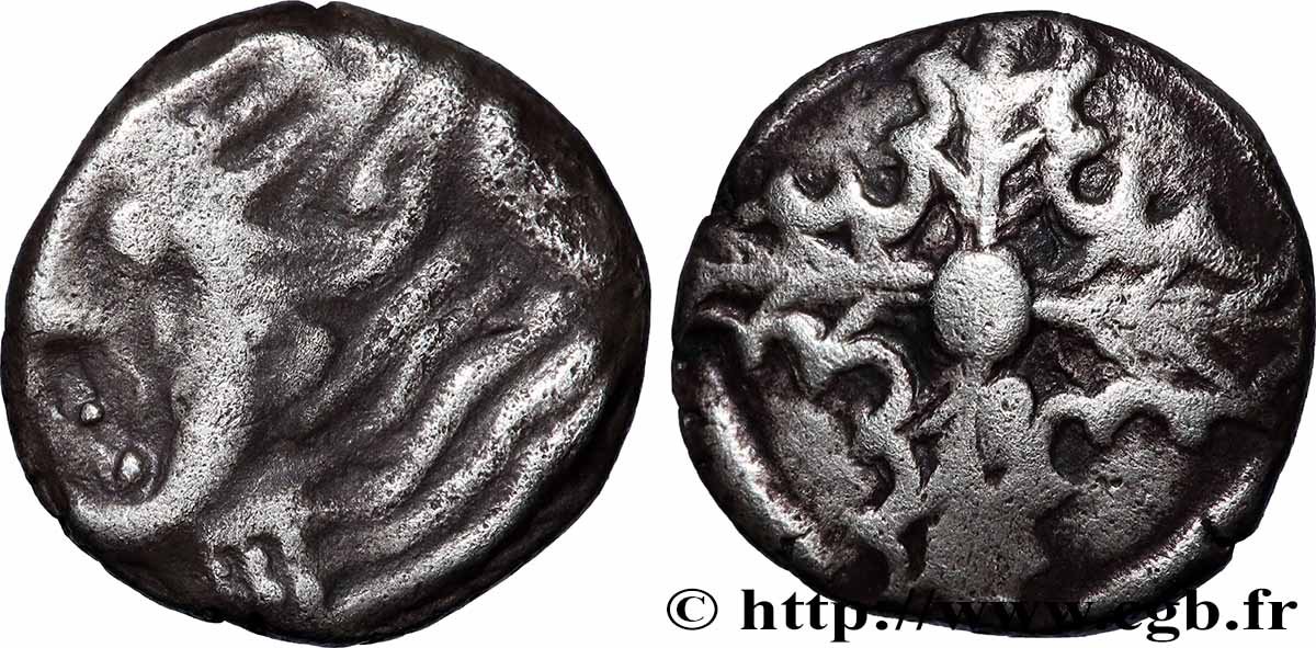 SOUTH-WESTERN GAUL Drachme imitation de Rhodé XF