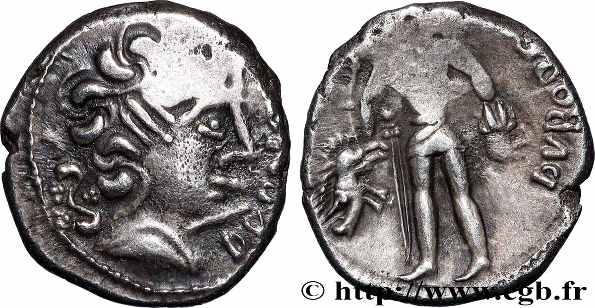 GALLIA - ÆDUI (BIBRACTE, Area of the Mont-Beuvray) Denier DVBNOCOV / DVBNOREIX AU