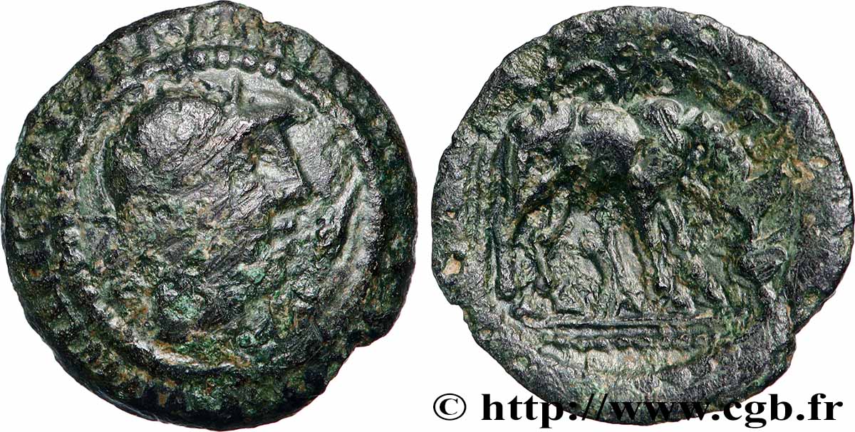 ÉDUENS (BIBRACTE, région du Mont-Beuvray) Bronze au taureau TB/TTB