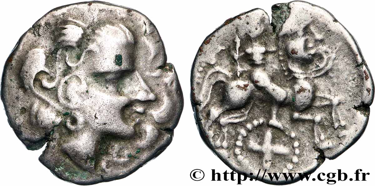 REDONS (Région de Rennes) Statère d&nbsp;argent à la roue TTB