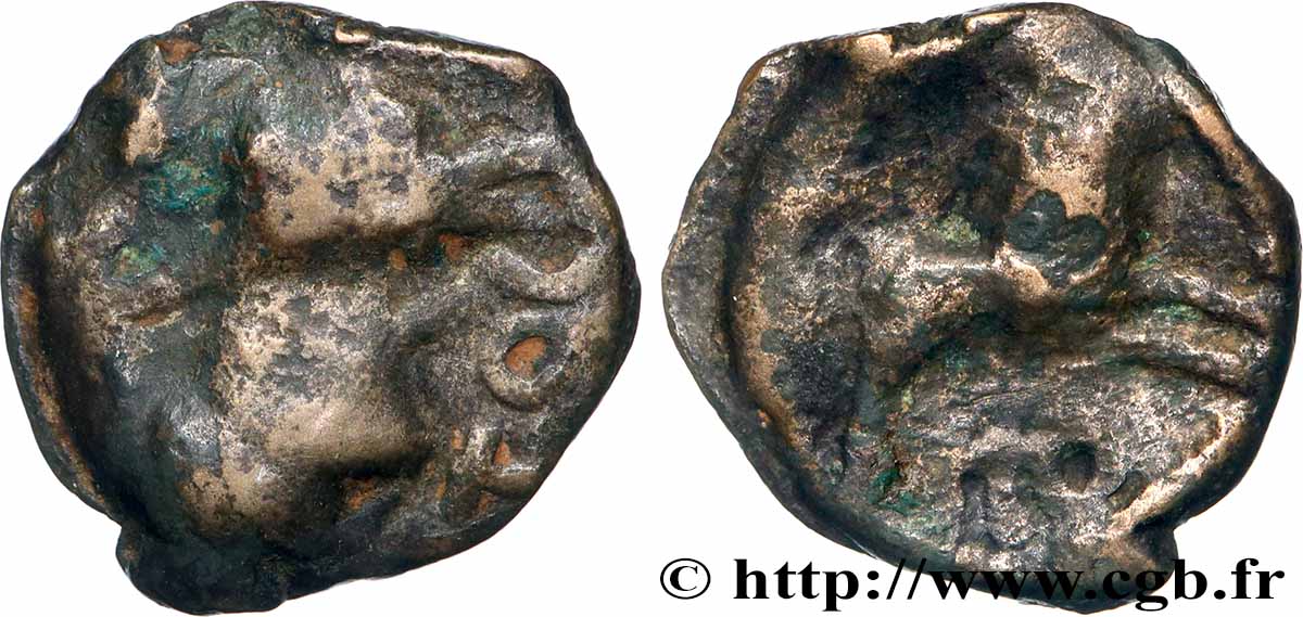 SÉQUANES (Région de Besançon) Potin TOC/TOC au lion TB/TB+