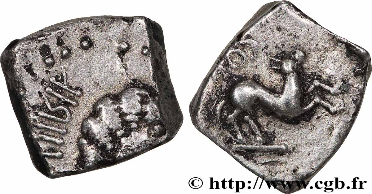 RUTÈNES (région de Rodez) Drachme au daim TTB+