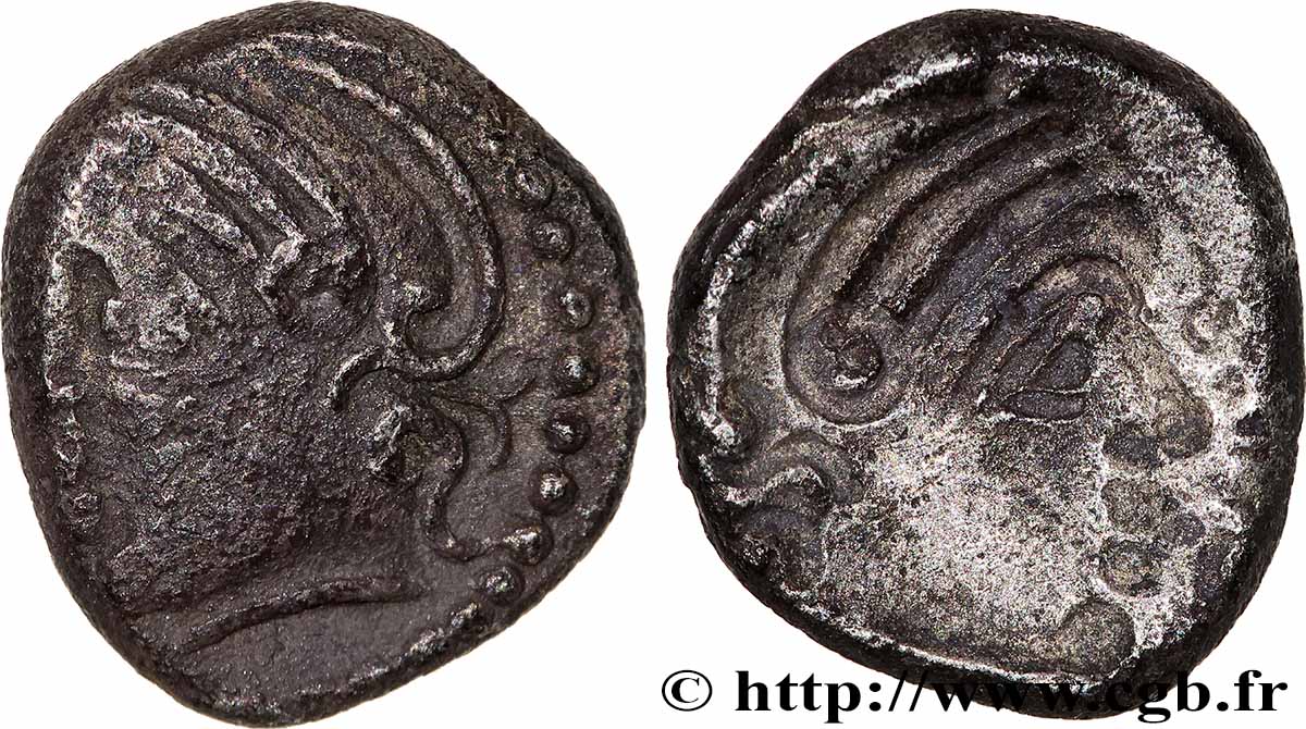 SANTONS / CENTRE-OUEST, Incertaines Denier ARIVOS / SANTONO - incus TTB