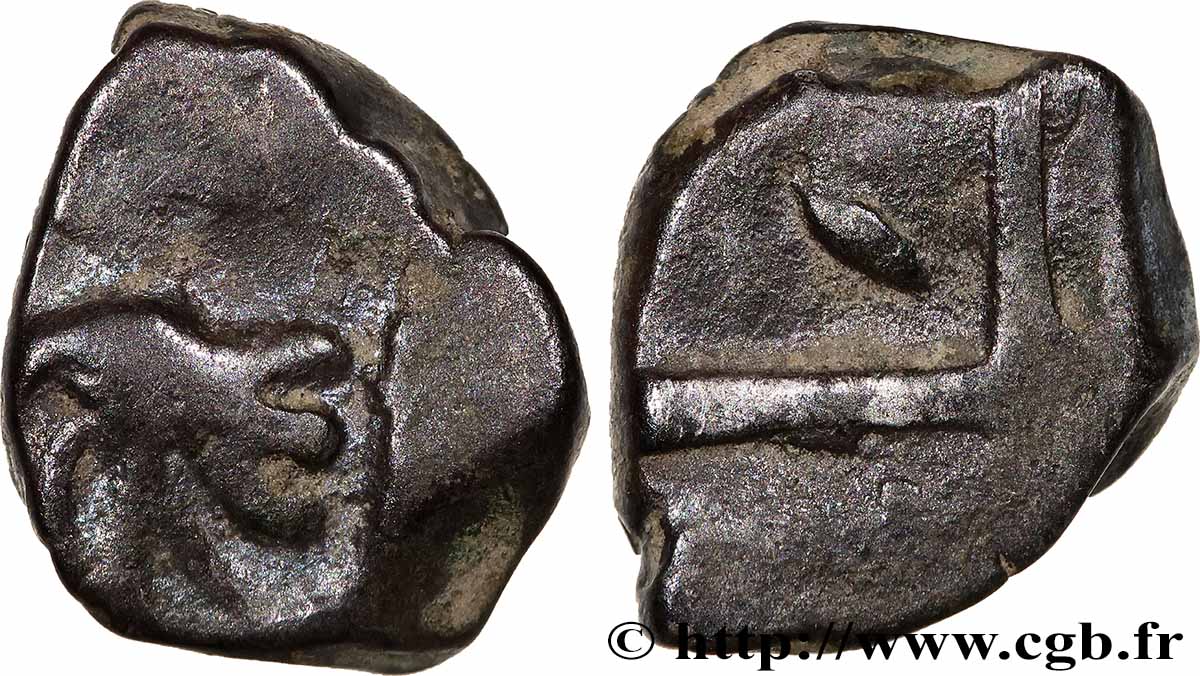 VOLQUES TECTOSAGES (région de Toulouse) Drachme “à la tête cubiste”, S. 1 TB+