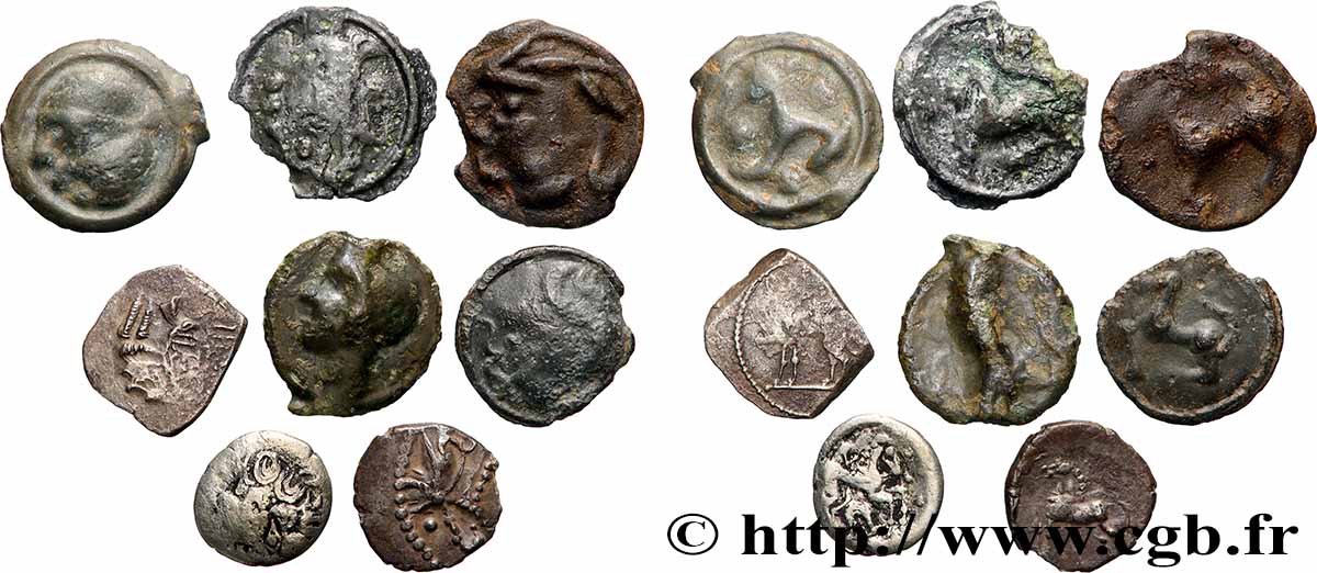 LOTS Lot de 8 monnaies lot