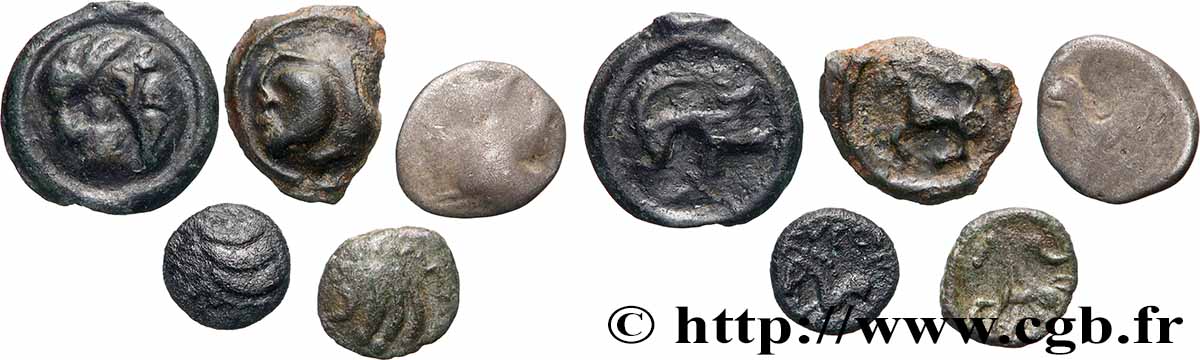 LOTS Lot de 5 monnaies lot