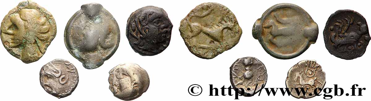 LOTS Lot de 5 monnaies lot