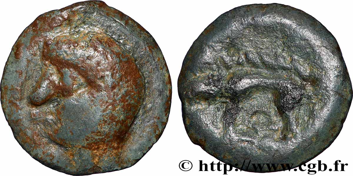 GALLIA - ALTA E MEDIA SEINE Potin à la tête chauve BB