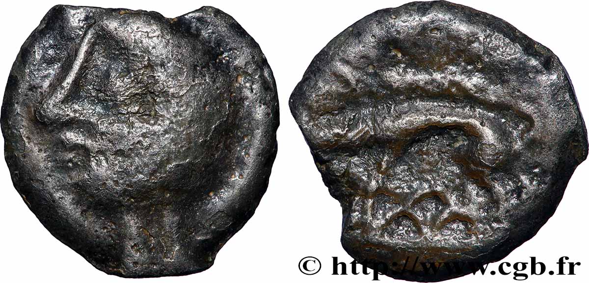 HAUTE ET MOYENNE SEINE Potin à la tête chauve TTB