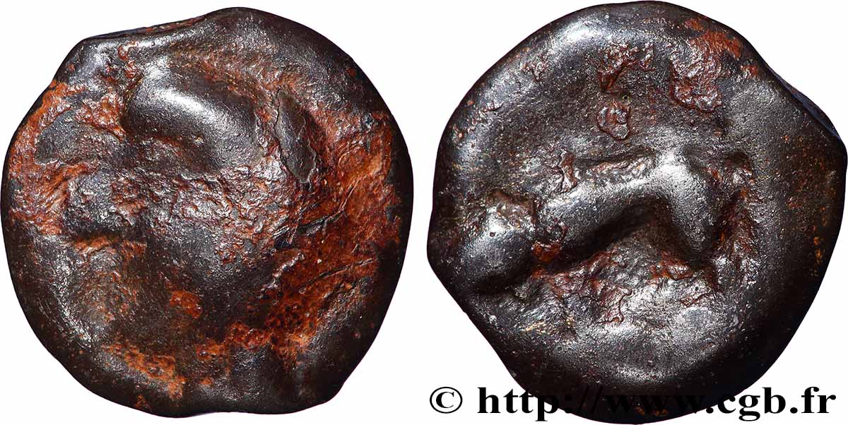 HAUTE ET MOYENNE SEINE Potin à la tête chauve TB