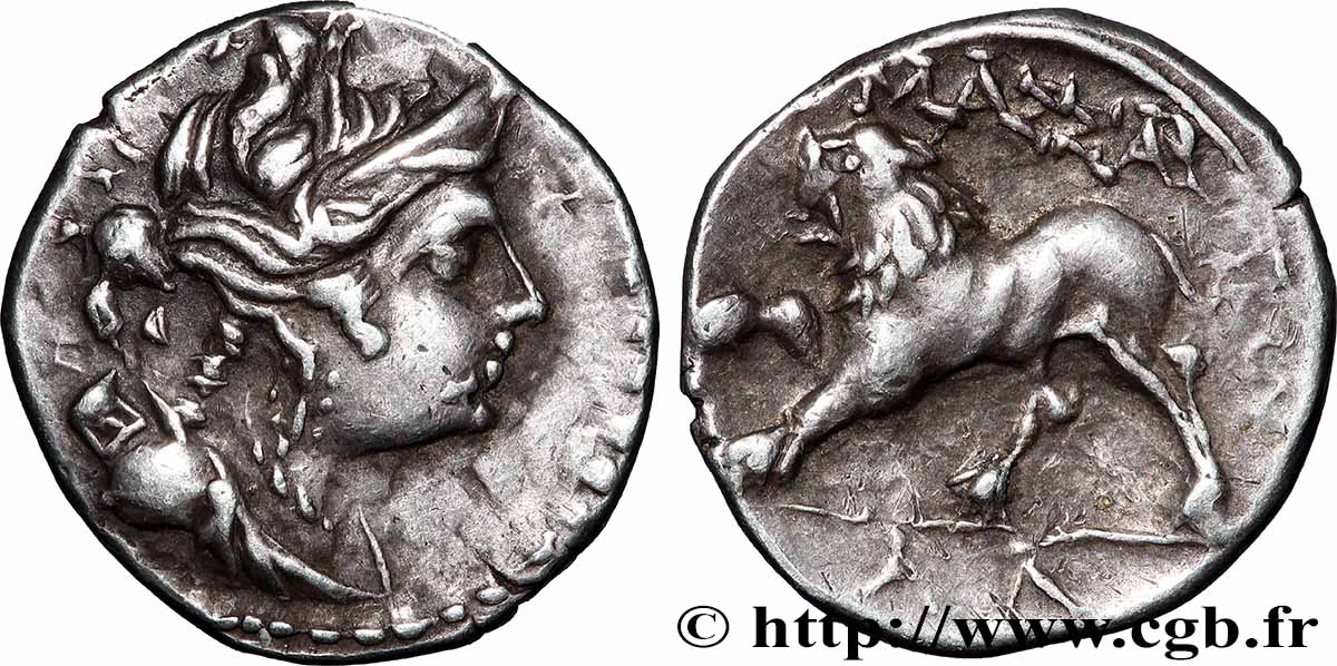 MASSALIA - MARSEILLE “Drachme légère” ou tétrobole, lion à gauche TTB+