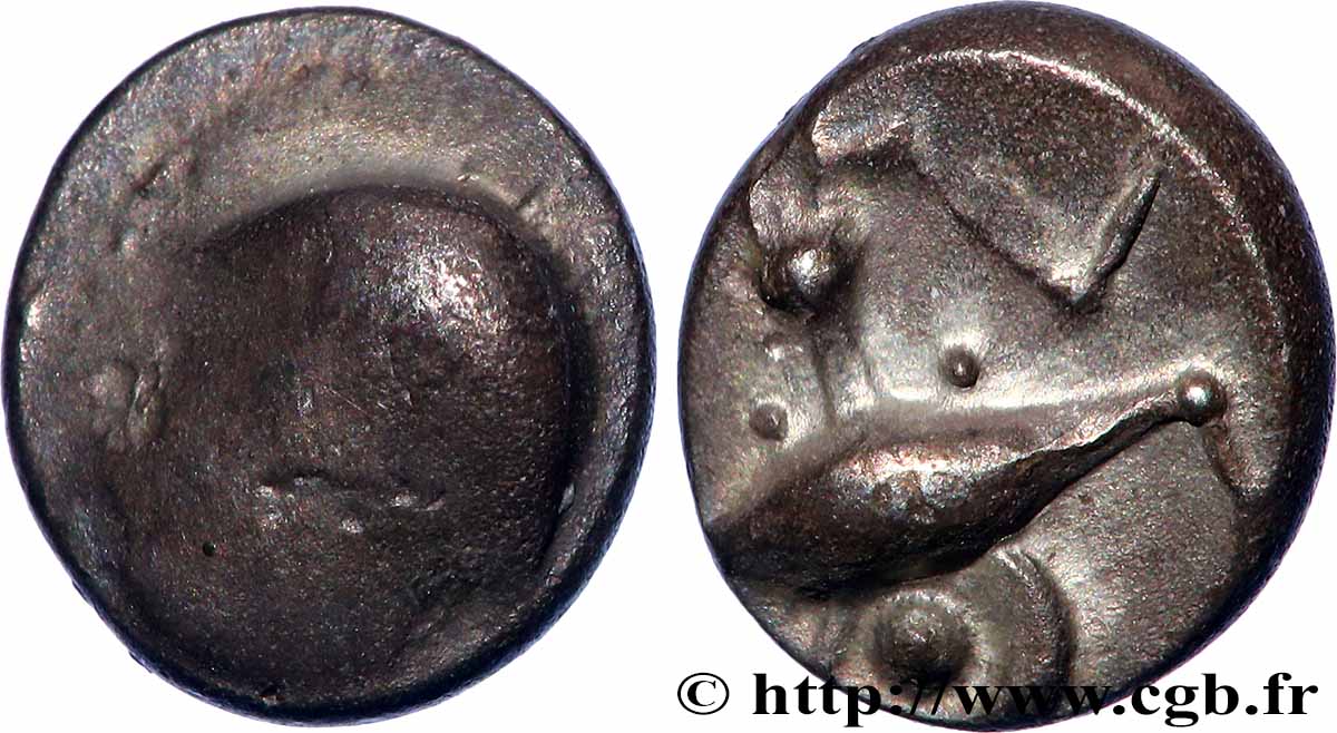 CELTES DU DANUBE - BOII DE LA TRANSPADANE - BOIENS Obole TTB+