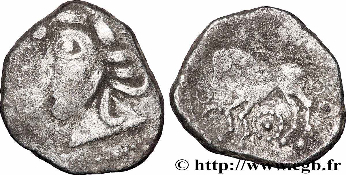 GAULE, INCERTAINES Denier CEPPEOS - classe 2 à l’annelet perlé TTB