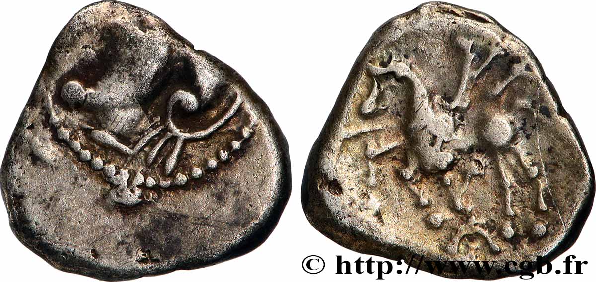 LINGONS (Région de Langres) Denier KALETEDOY, au delta renversé TTB