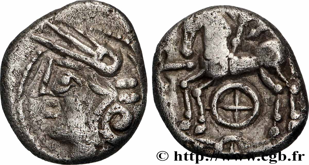 LINGONS (Région de Langres) Denier KALETEDOY à la rouelle TTB+