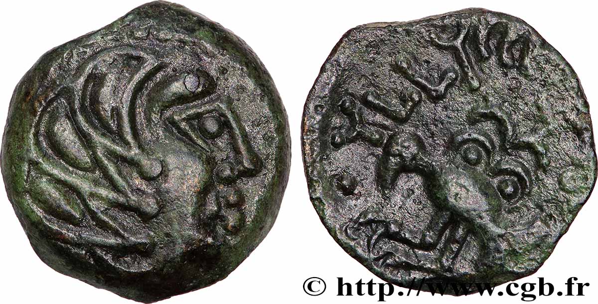 SÉNONS (région de Sens) Bronze YLLYCCI à l’oiseau, classe IV TTB+