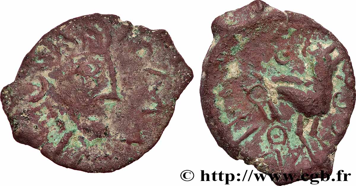 SUESSIONS (région de Soissons) Bronze à la légende KALOY TB+