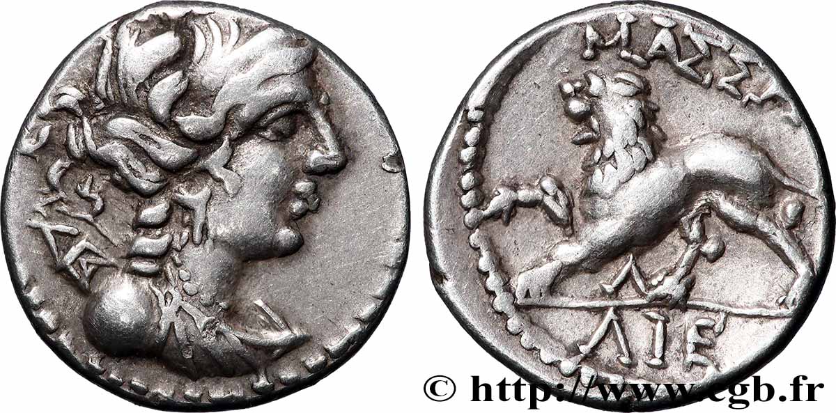 MASSALIA - MARSEILLE “Drachme légère” ou tétrobole, lion à gauche SUP