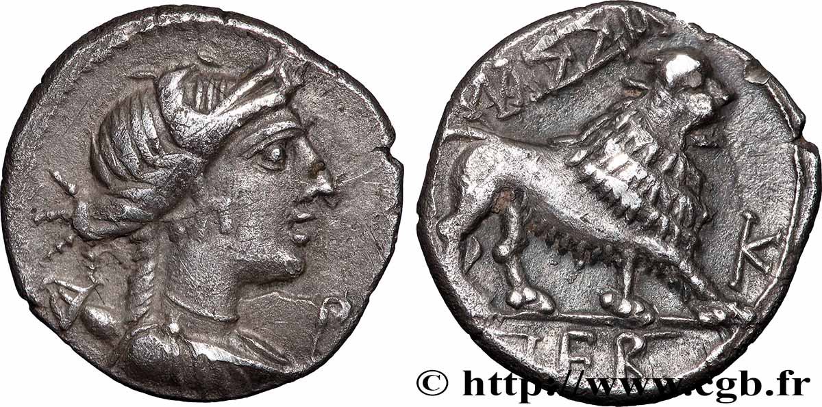 MASSALIA - MARSEILLE “Drachme légère” ou tétrobole AU