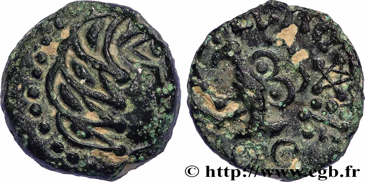 SÉNONS (région de Sens) Bronze YLLYCCI à l’oiseau, classe IV TTB