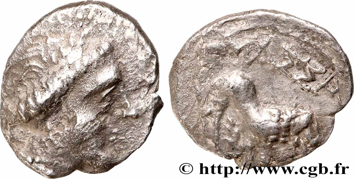 MASSALIA - MARSEILLE “Drachme légère” ou tétrobole, groupe 1 TTB