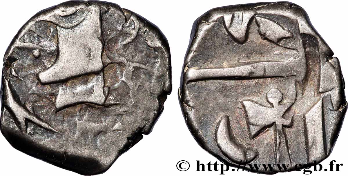VOLQUES TECTOSAGES (région de Toulouse) Drachme “à la tête cubiste”, S. 1 TTB/TTB+