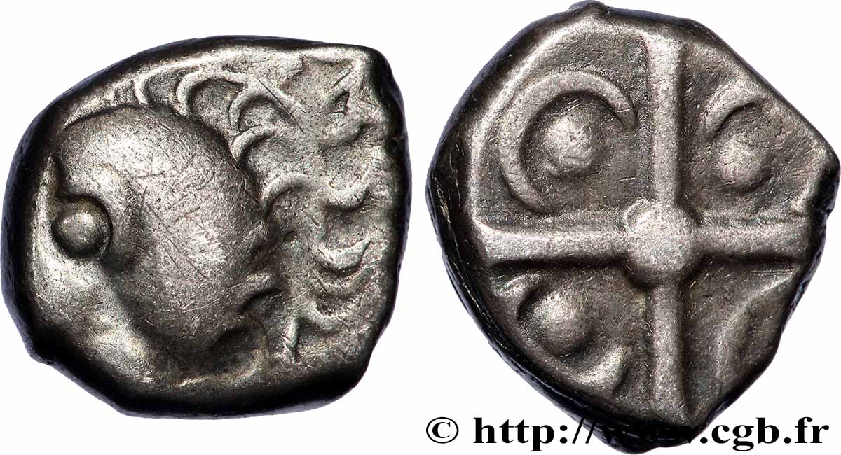 TOLOSATES (région de Vieille-Toulouse) Drachme au panache, S. 75 TTB