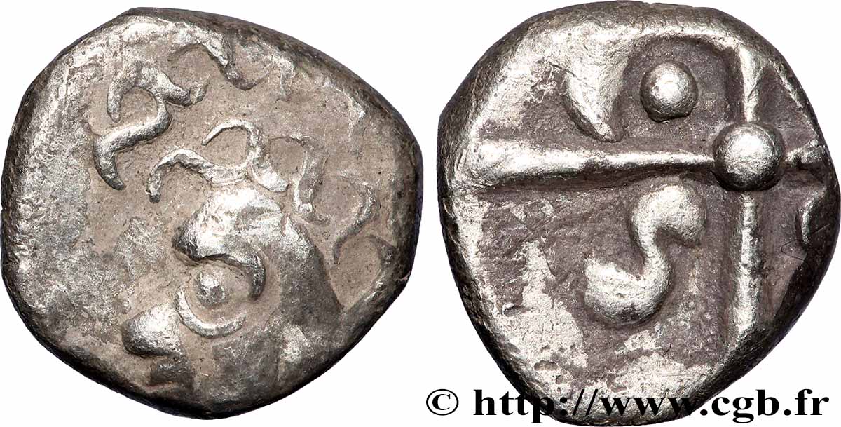 TOLOSATES (région de Vieille-Toulouse) Drachme au panache, S. 95, 97, 98 TTB