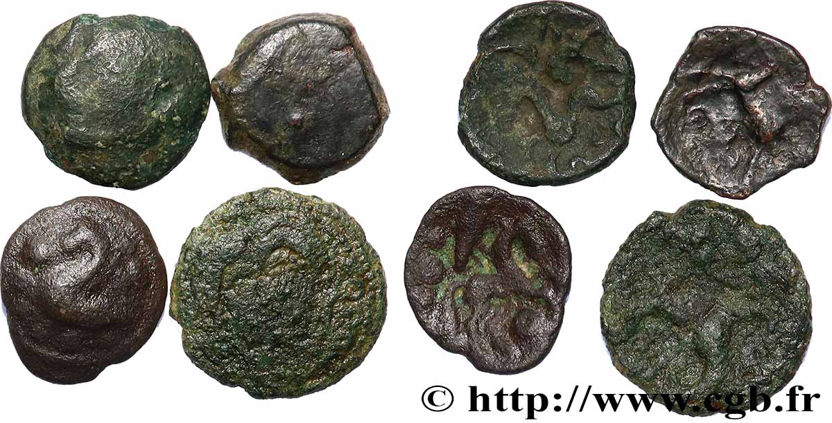 AMBIENS (Région d&nbsp;Amiens) Lot de 4 bronzes lot