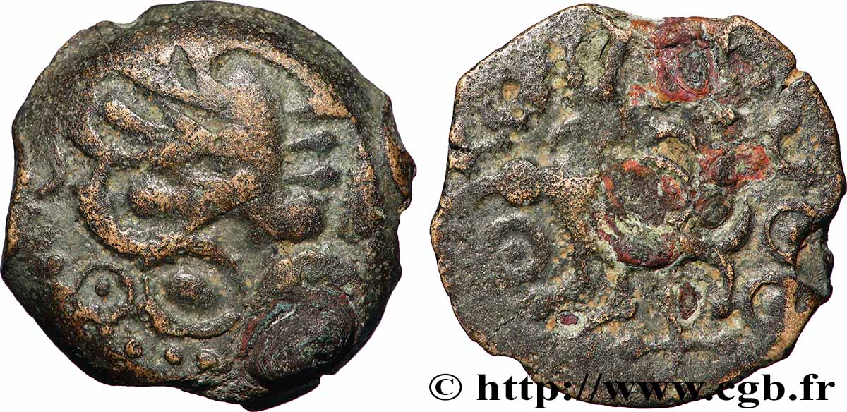 SENONES (Area of Sens) Bronze YLLYCCI à l’oiseau, classe Va / Vc VF
