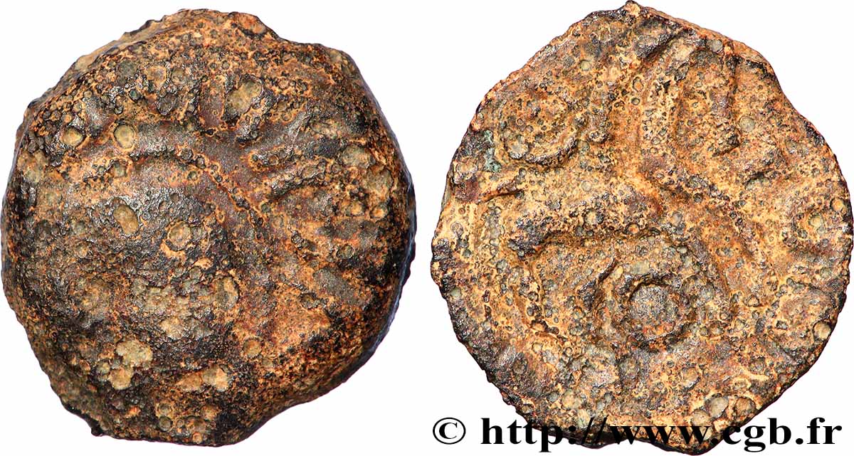 GALLIA - AULERCI EBUROVICES (Area of Évreux) Bronze au cheval VF/VF