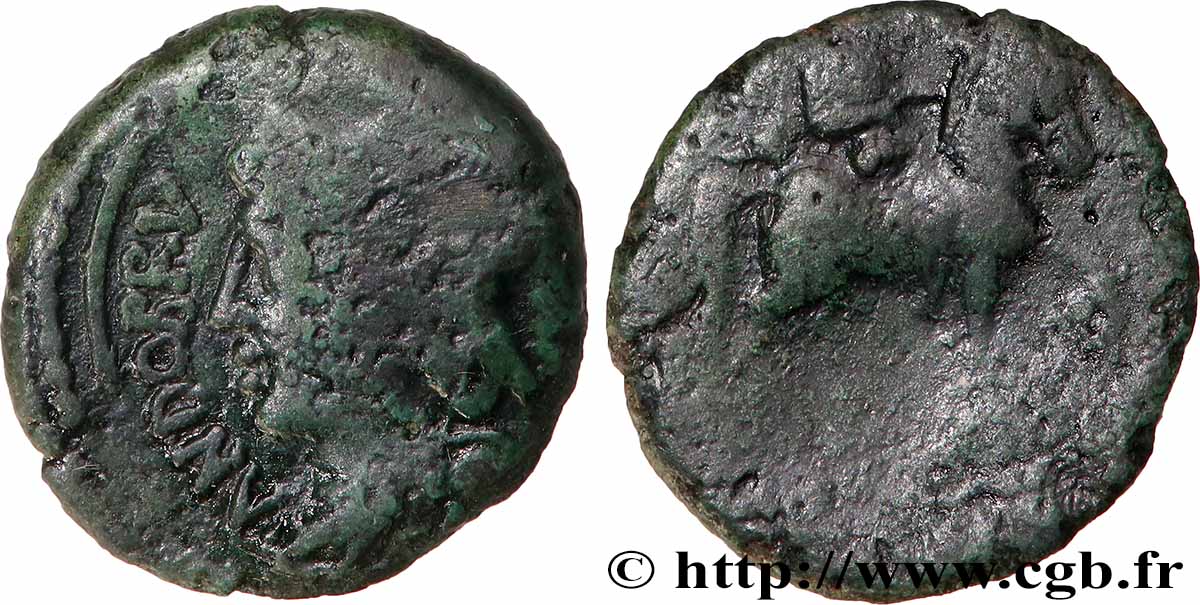 GALLIA BELGICA - ATREBATES (Area of Arras) Bronze ANDOBRV, classe I XF/VF