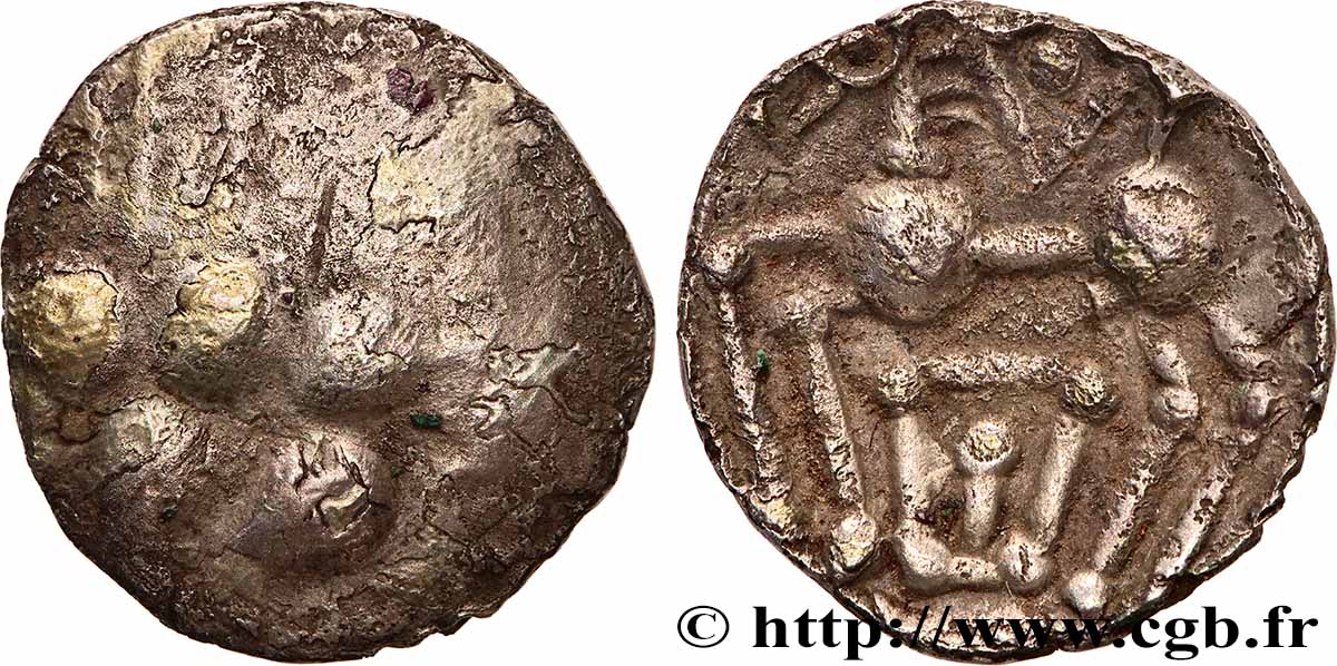 ELUSATES (Area of the Gers) Drachme “au cheval” VF/AU