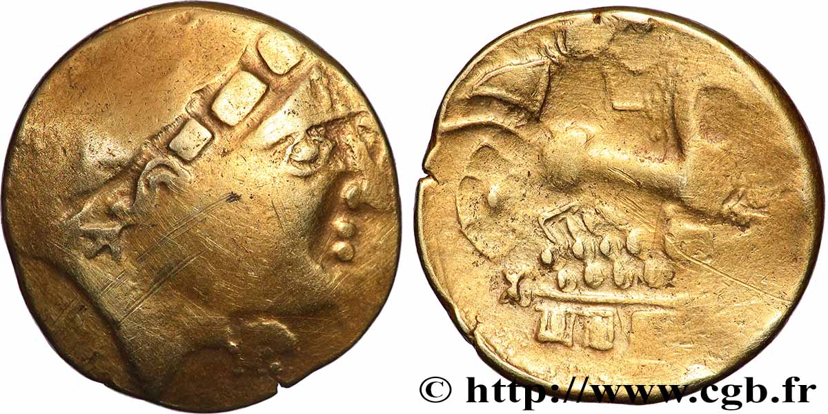 TAYAC HOARD - GIRONDE Statère dégénéré du type de Tayac XF