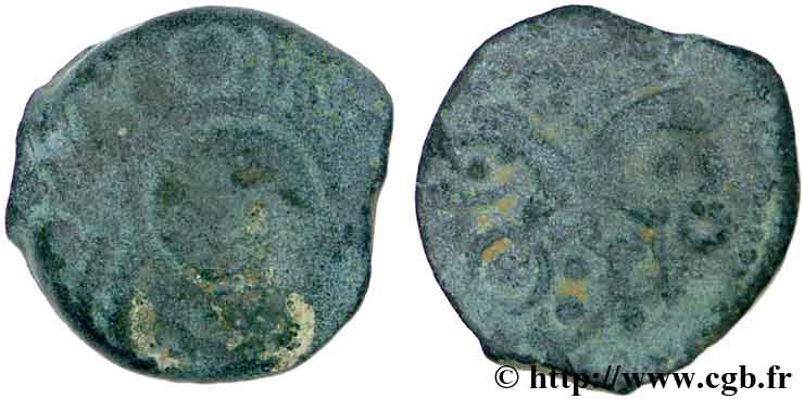 GALLIEN - AULERCI EBUROVICES (Region die Évreux) Bronze au cheval fSS