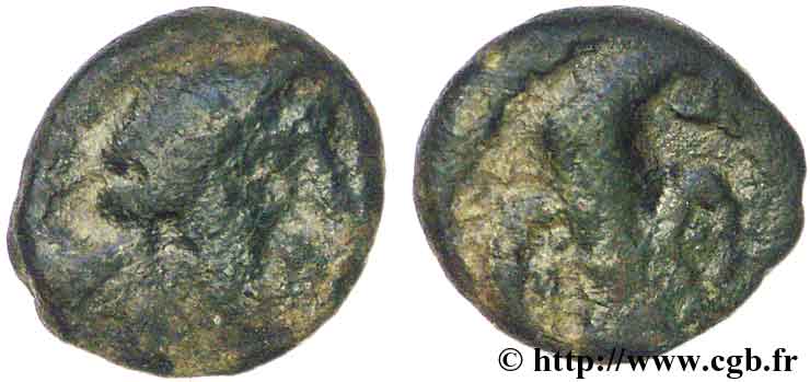 MASSALIA - MARSEILLE Bronze à l’aigle, (PB, Æ 12) TB