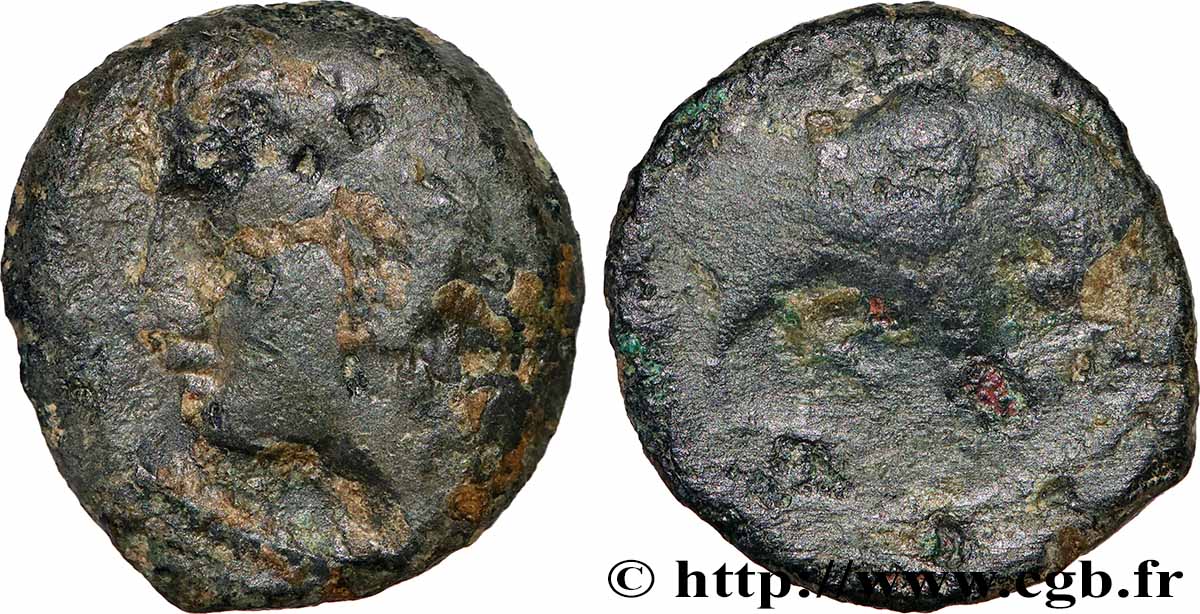 MASSALIA - MARSEILLES Petit bronze au taureau, tête à gauche MB