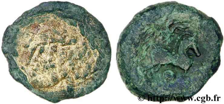GALLIA BELGICA - MELDI (Regione di Meaux) Bronze EPENOS q.MB/q.BB