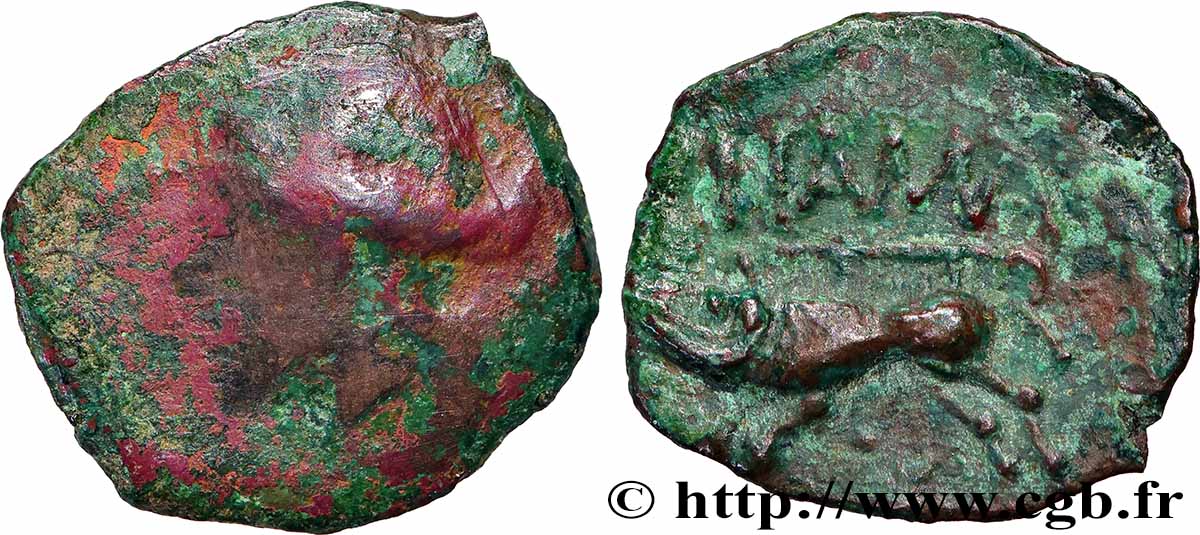 NEMAUSUS - NISMES Bronze au sanglier NAMA SAT VF/XF