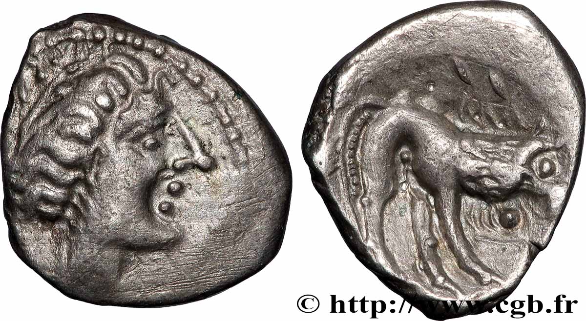 ITALY - TRANSPADANE AREA - CELTO-LIGURIANS “Drachme légère”, imitation de Marseille AU