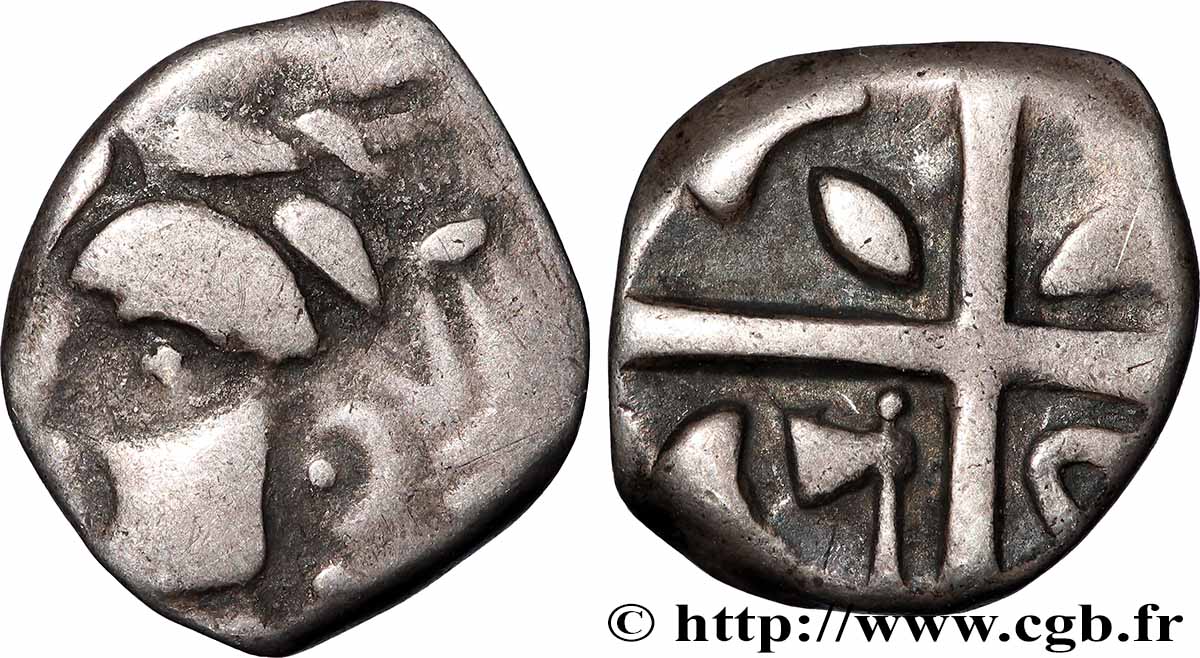 VOLQUES TECTOSAGES (région de Toulouse) Drachme “à la tête cubiste”, S. 1 TTB
