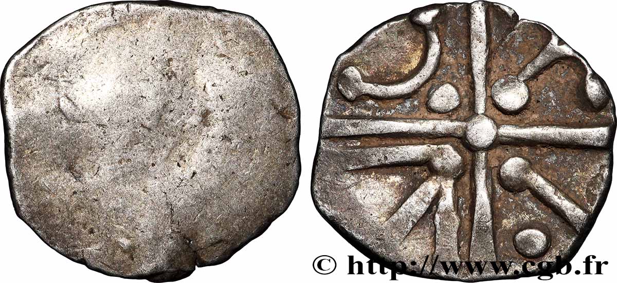 GALLIA - SOUTH WESTERN GAUL - CADURCI (Area of Cahors) Drachme “du type de Cuzance”, S. 243 VF/AU