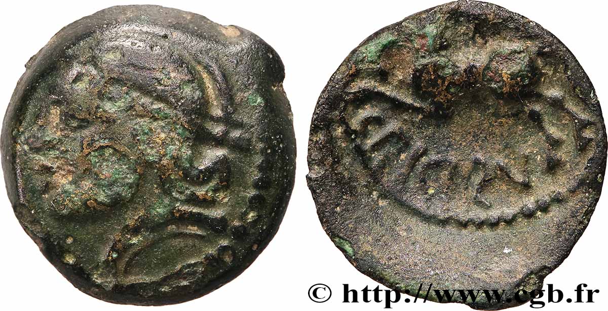 GALLIA BELGICA - SUESSIONES (Regione de Soissons) Bronze CRICIRV q.BB