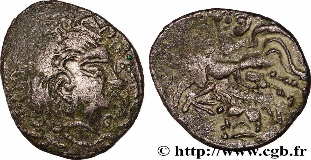 VENETI (Area of Vannes) Statère de billon, classe IV au sanglier XF/VF