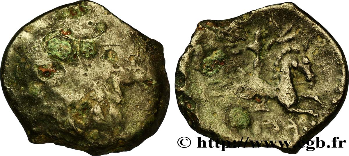 GALLIEN - BELGICA - MELDI (Region die Meaux) Bronze EPENOS SGE/fSS