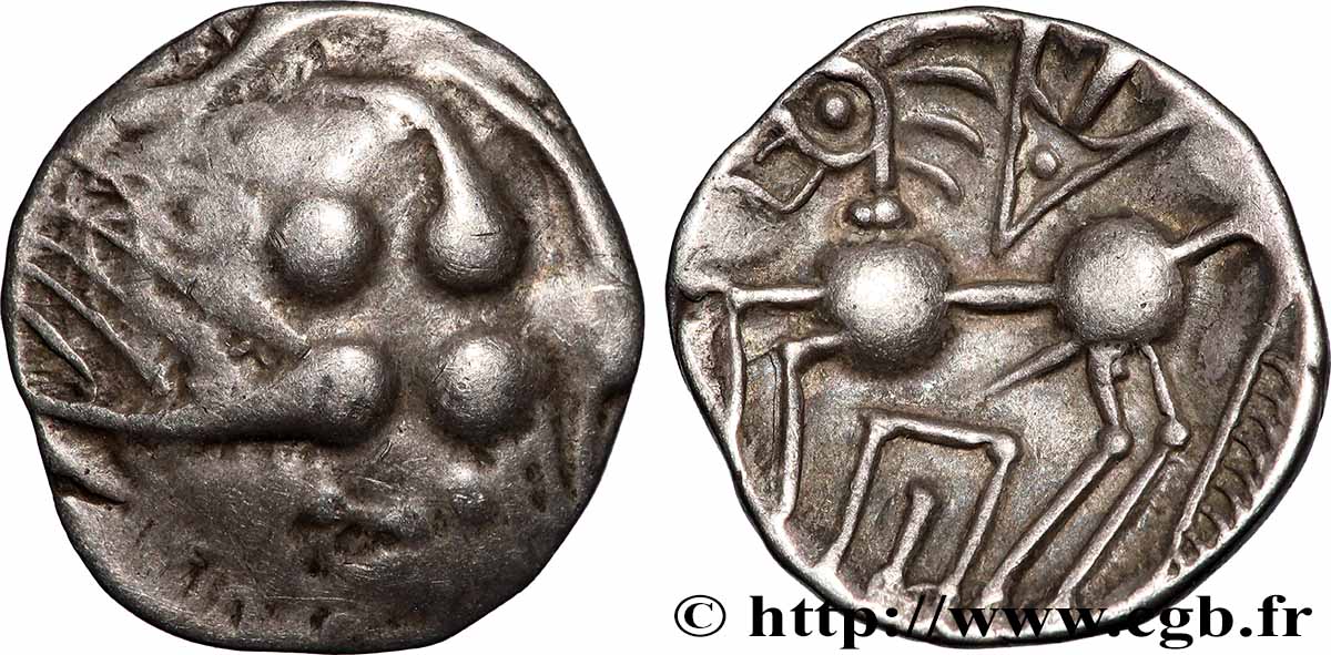 ELUSATES (Area of the Gers) Drachme “au cheval” XF/AU