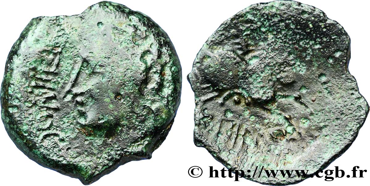 GALLIA BELGICA - MELDI (Area of Meaux) Bronze EPENOS VF