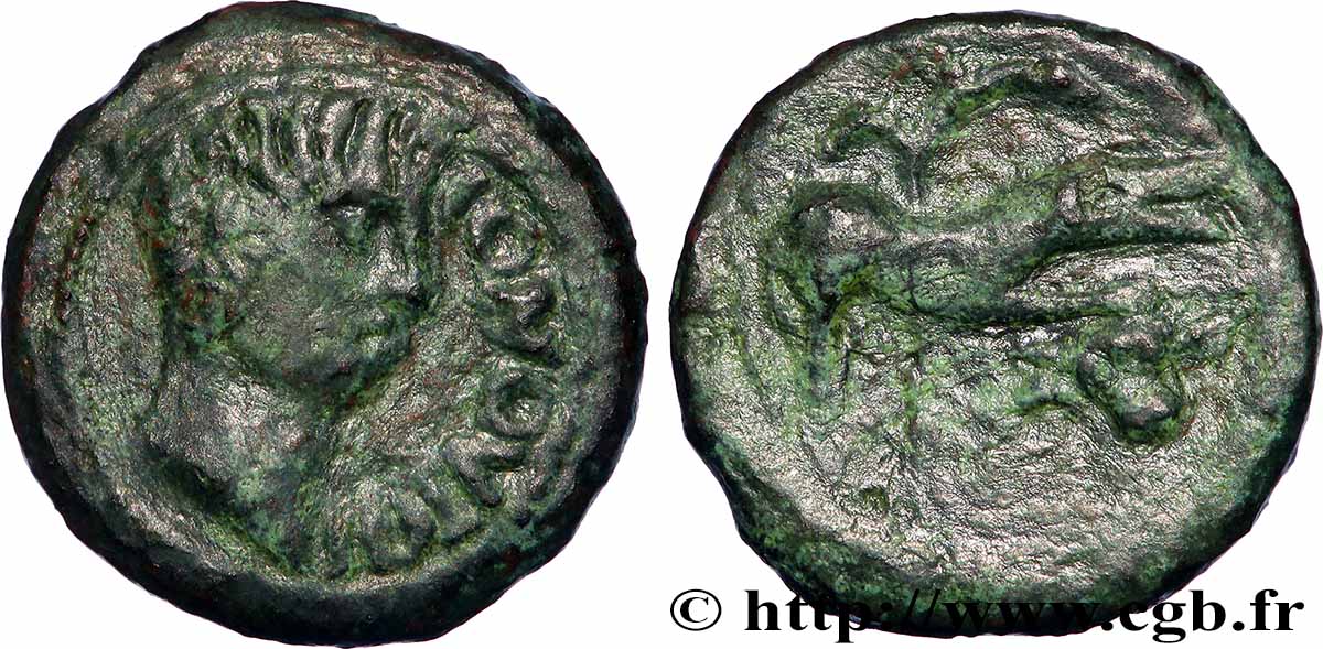 GALLIA - SANTONES / CENTROOESTE - Inciertas Bronze CONTOVTOS (quadrans) MBC